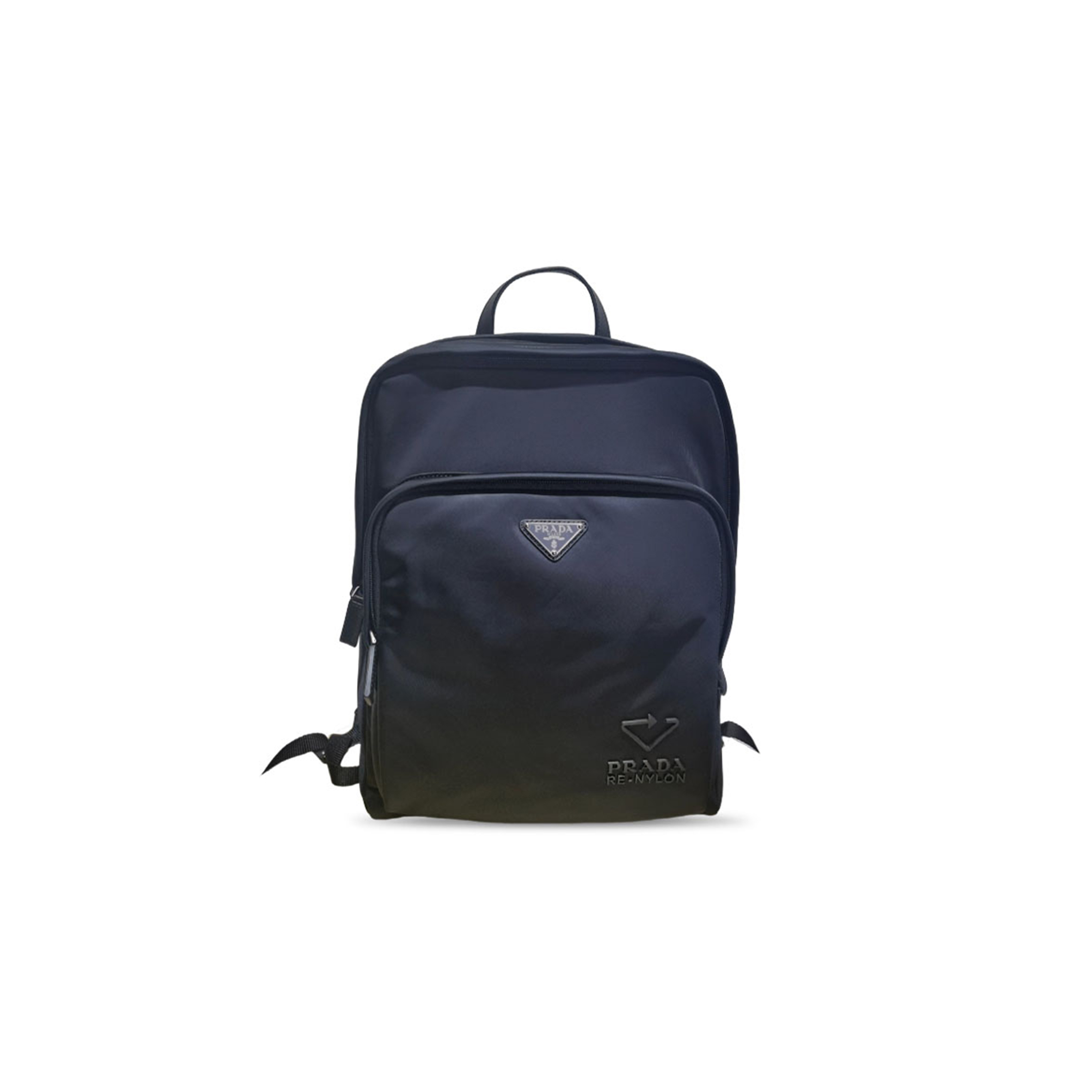 Pra*a black re-nylon backpack 2vz081 (38.5*30*19cm)